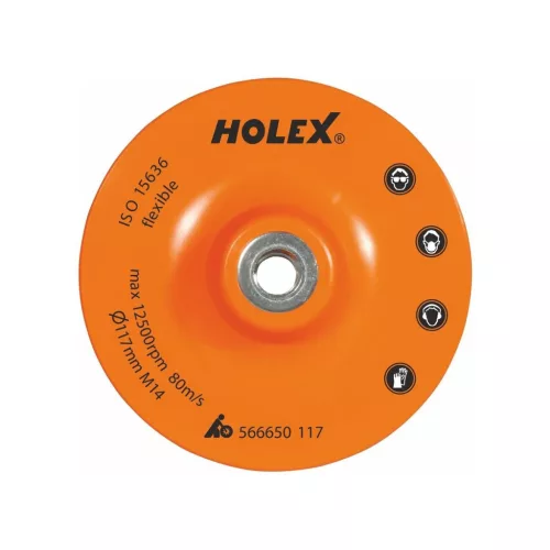 Holex ISO tartótányér rugalmas/sima 108 mm