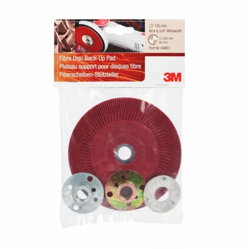 3M Fíber tárcsa tartótányér kemény/bordázott 125 mm