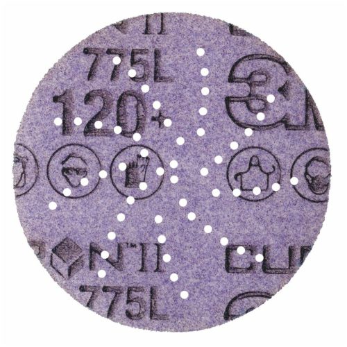 Tépőzáras csiszolótárcsa (CER) Hookit 775L Perforálás 120