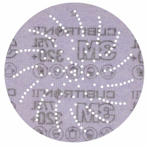 Tépőzáras csiszolótárcsa (CER) Hookit 775L Perforálás 320