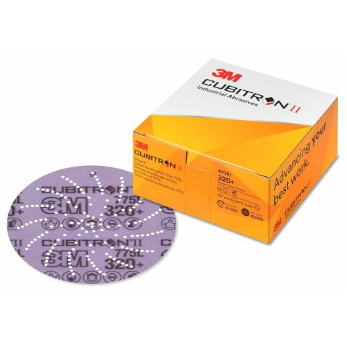 Tépőzáras csiszolótárcsa (CER) Hookit 775L Perforálás 320