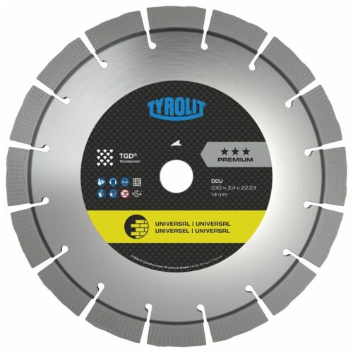 Gyémánt vágótárcsa 4 in1 PREMIUM*** Premium 230 mm