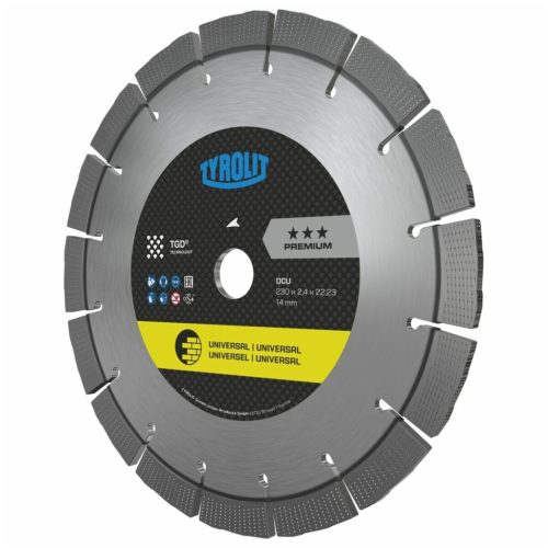 Gyémánt vágótárcsa 4 in1 PREMIUM*** Premium 230 mm