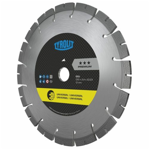 Tyrolit Gyémánt vágótárcsa PREMIUM*** nagy teljesítményű 125 mm