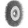 Lessmann Egysoros kefekorong INOX huzal, 0,30 mm 100X12 mm