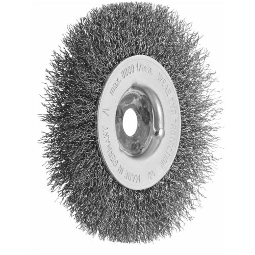 Lessmann Egysoros kefekorong INOX huzal, 0,30 mm 100X12 mm