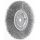 Egysoros kefekorong INOX huzal, 0,30 mm 150X14 mm