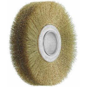 Lessmann Drótkefekorong sárgaréz huzal 0,15 mm. 120X30 mm