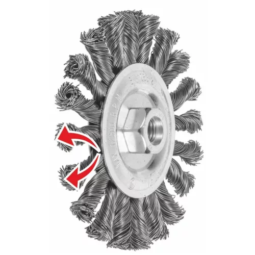 Holex Kefekorong Váltakozó sodrat, acélhuzal 0,50 mm 125XM14 mm