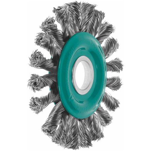 Kefekorong Váltakozó sodrat, INOX huzal 0,50 mm 115X22 mm