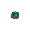 Lessmann Fazékkefe INOX huzal, 0,30 mm 80 mm