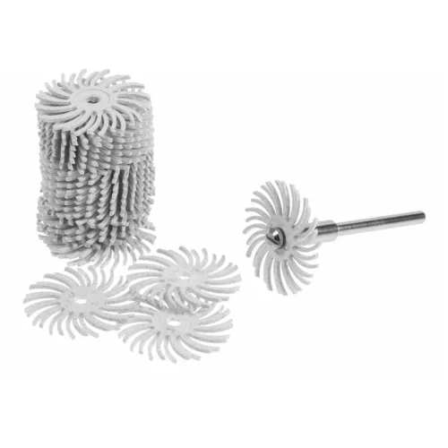3M Scotch-Brite Bristle-Brush, C típus, ⌀ 25 mm Készlet, 24 darabos, szár ⌀ 3 mm 120