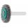 Lessmann Csapos kefekorong INOX huzal, 0,20 mm 30X6 mm