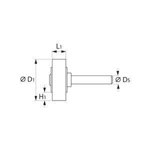 Csapos kefekorong sodrott INOX huzal 0,50 mm 75X10