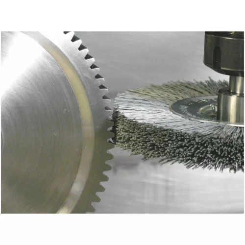 Lessmann Csapos kefekorong mikroabrazív, SiC 120-as szemcse 70X10 mm