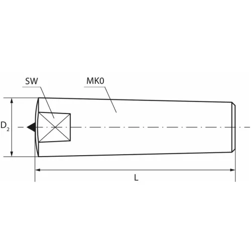 Tyrolit Gyémánt lehúzó MK0 befogóval 0,7 kt
