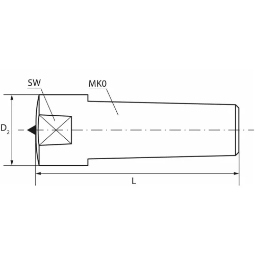 Tyrolit Gyémánt lehúzó MK0 befogóval 1,5 kt