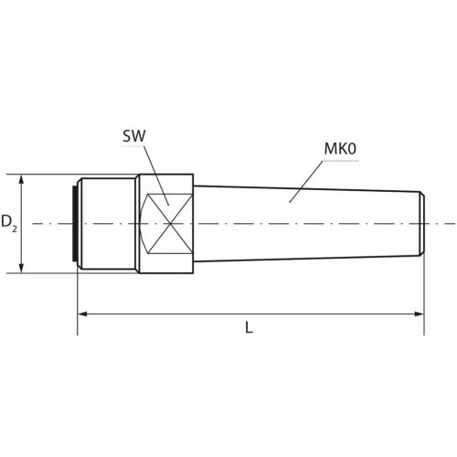 Tyrolit Gyémánt lehúzó MK0 befogóval 2,4 kt