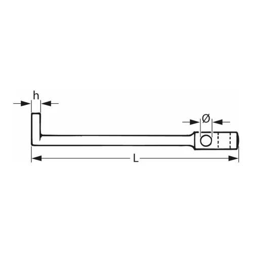 Heyco Derékszögű villáskulcs 22 mm