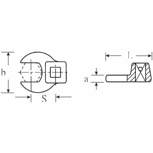 Stahlwille Csaptelep kulcs Pofaalak 13 mm