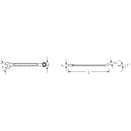 Stahlwille Csillag-villáskulcs 4 mm