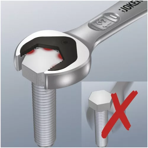 Wera JOKER 6000 villáskulcs / racsnis csillagkulcs 13 mm