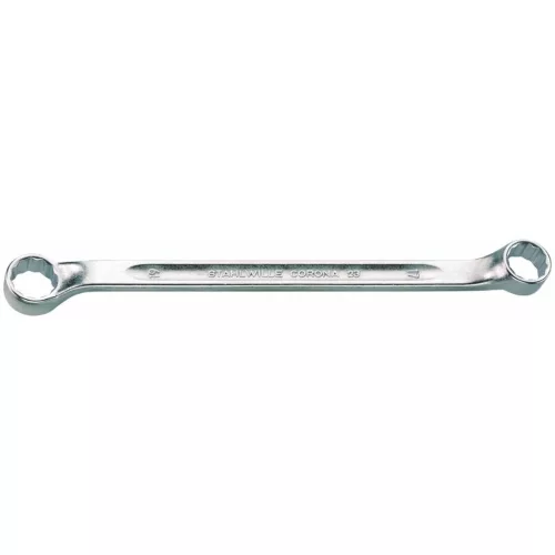 Stahlwille Kettős csillagkulcs, enyhén hajlított 18X19 mm
