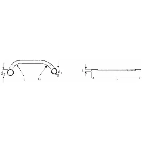 Stahlwille Önindító kulcs 11X13 mm