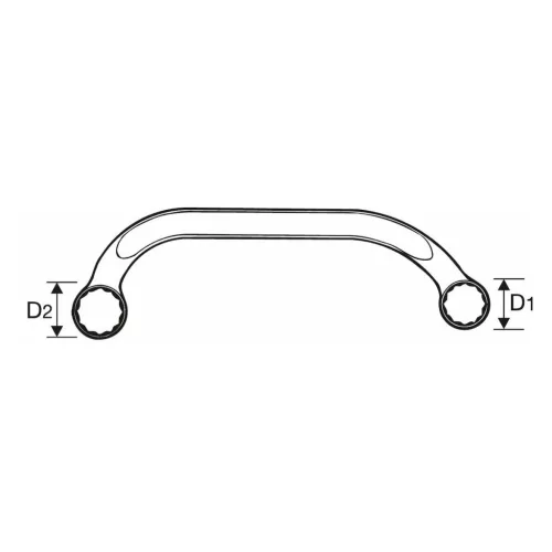 Stahlwille Önindító kulcs 14X17 mm