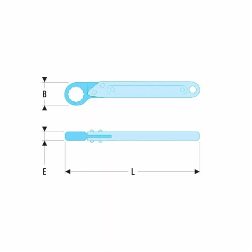 Facom Racsnis csillagkulcs 10 mm