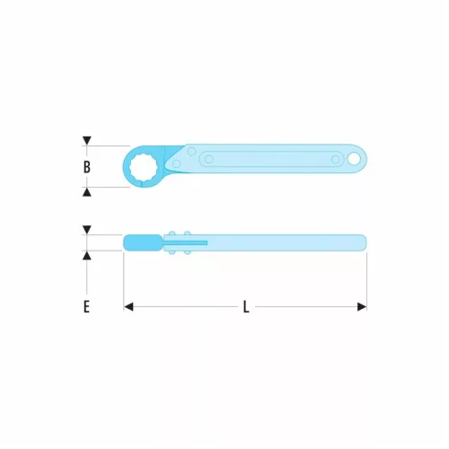 Facom Racsnis csillagkulcs 12 mm