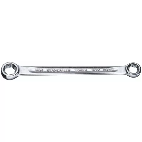Stahlwille Kettős csillagkulcs, egyenes, Torx csavarokhoz E14XE18