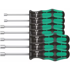   Üreges szárú dugókulcs készlet Kraftform nyéllel, 7 darabos