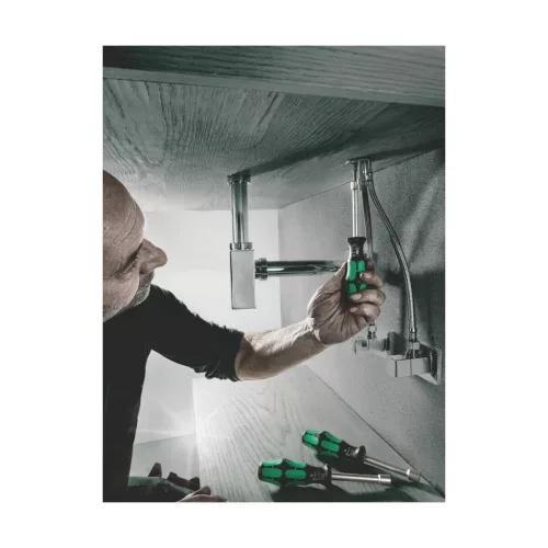 Üreges szárú dugókulcs készlet Kraftform nyéllel, 7 darabos