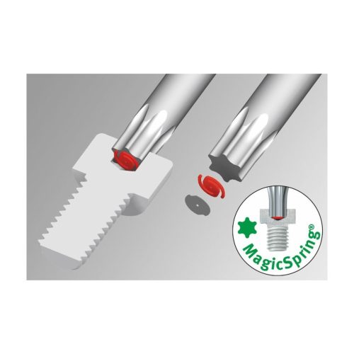 Wiha Hajlított kulcs Torx-hoz, MagicSpring tartófunkcióval TX5
