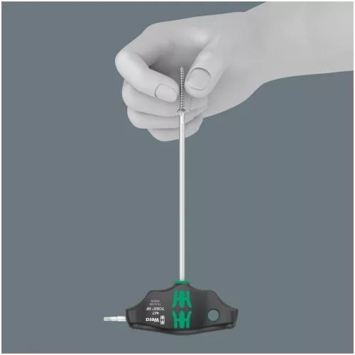 Wera csavarhúzó Torx-hoz, keresztmarkolattal TX8