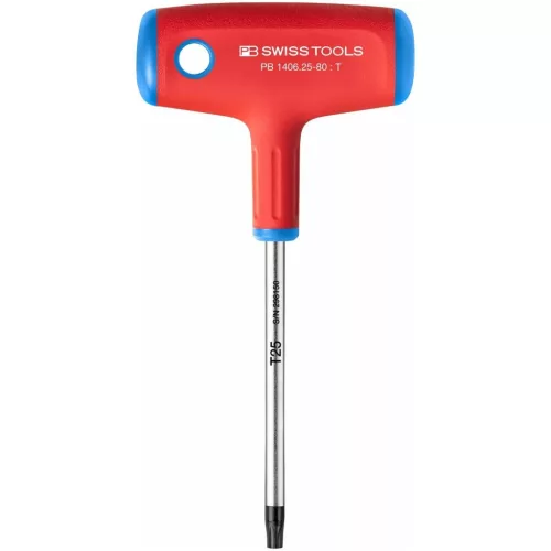 PB Swiss Tools csavarhúzó Torx-hoz, keresztmarkolattal TX25