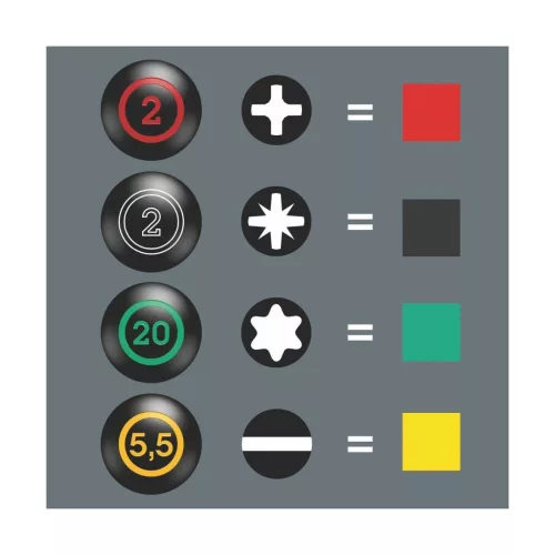 Wera csavarhúzó Torx-hoz, rövid TX30