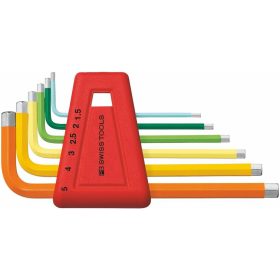   PB Swiss Tools Hajlított hatszögkulcs készlet porszórt bevonattal 6