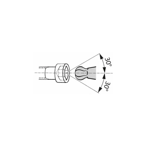 PB Swiss Tools Hajlított hatszögkulcs, hosszú Porszórt bevonattal 2 mm