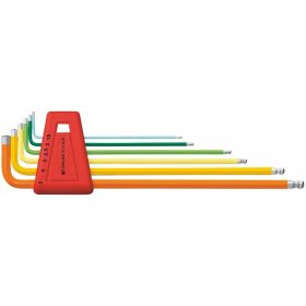   PB Swiss Tools Hajlított hatszögkulcs készlet, hosszú Porszórt bevonattal 6