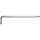 PB Swiss Tools Hajlított hatszögkulcs, hosszú krómozott 17 mm
