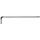 PB Swiss Tools Hajlított hatszögkulcs, hosszú krómozott 3/32"