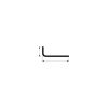 PB Swiss Tools Hajlított hatszögkulcs, hosszú recézéssel 2,5 mm