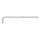 PB Swiss Tools Hajlított hatszögkulcs, hosszú recézéssel 5 mm