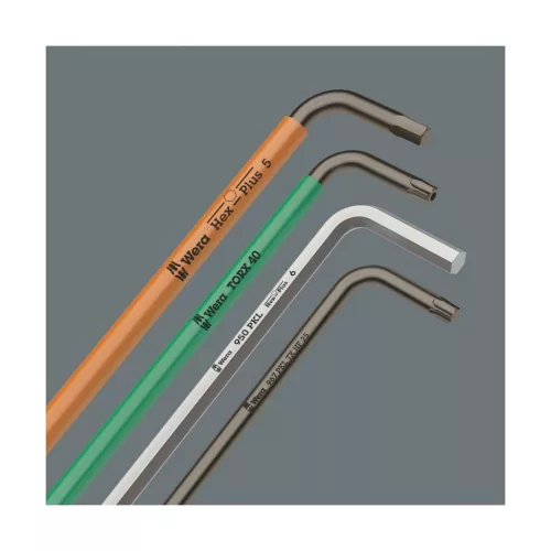 Wera Hajlított hatszögkulcs, hosszú Nemesacél 5 mm