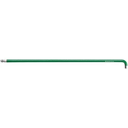 PB Swiss Tools Hajlított hatszögkulcs 90°– 100°, hosszú, gömbvégű fejjel és rövid szárral Porszórt bevonattal 2 mm