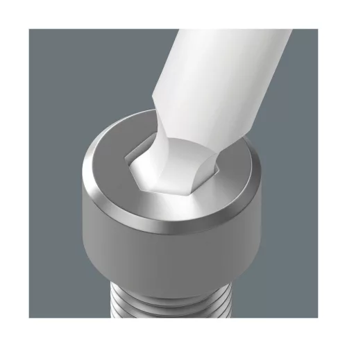 Wera Gömbvégű hatszög csavarhúzó, Kraftform nyéllel 6 mm