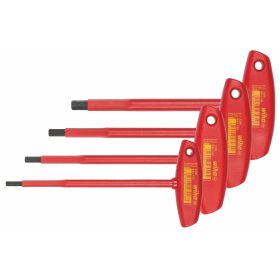   Hatszög csavarhúzó készlet, keresztmarkolattal teljesen szigetelt 4