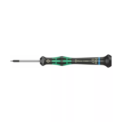 Wera Elektronikai hatszög csavarhúzó Kraftform Micro 0,7 mm